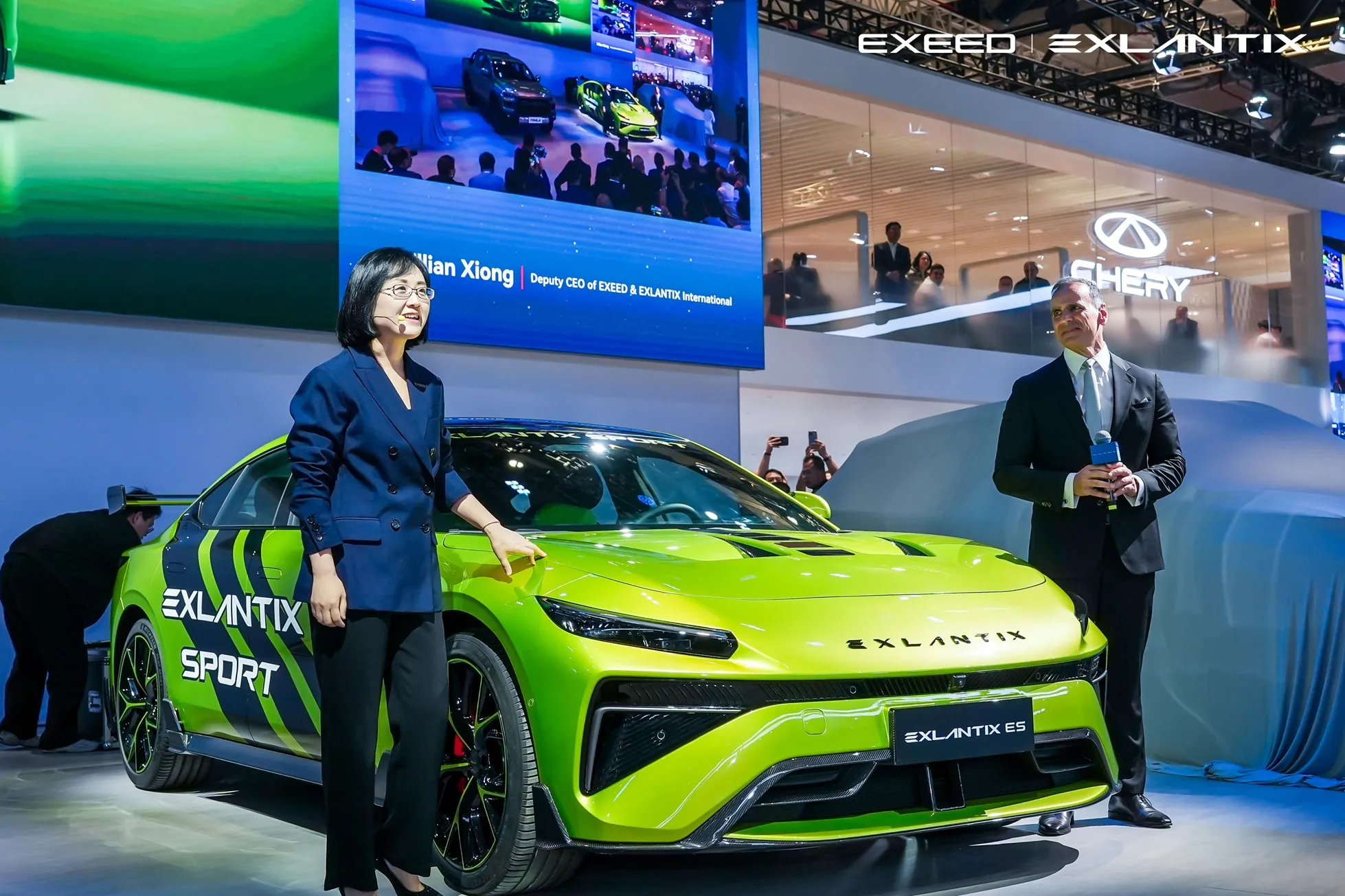 EXEED представил новые электрические премиум-модели EXLANTIX на Шанхайском автосалоне