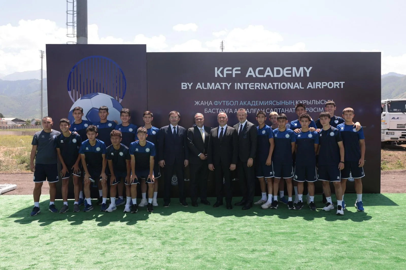 В Талгаре дан старт строительству футбольной академии KFF Academy by Almaty International Airport.