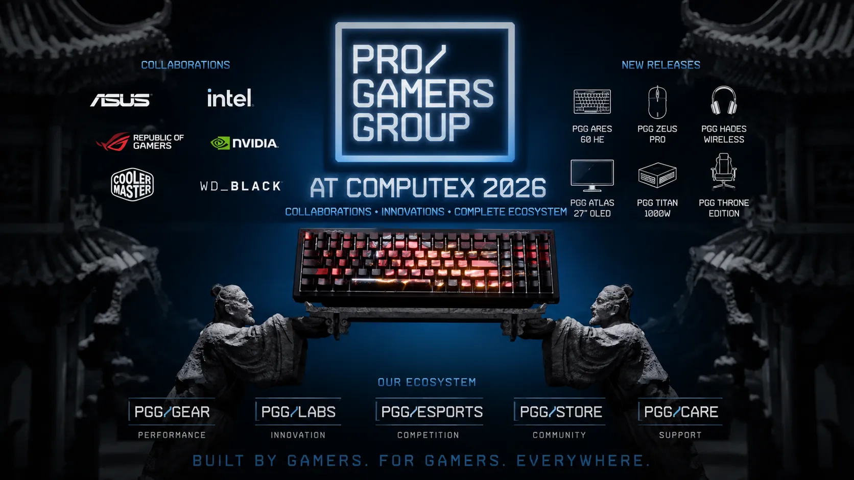 Pro Gamers Group на Computex 2026 – с коллаборациями, новинками и полной экосистемой брендов