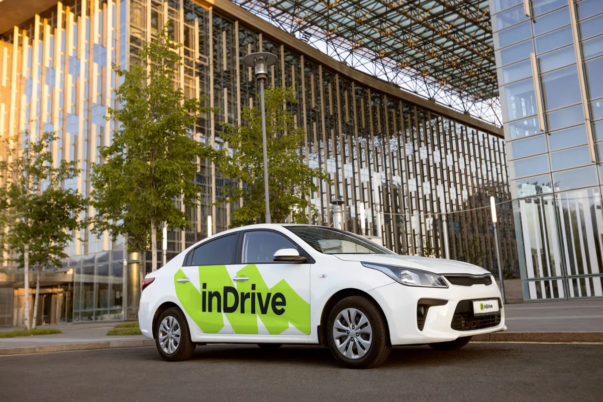 inDrive стал доступен для заказа такси через 2ГИС в 19 городах Казахстана